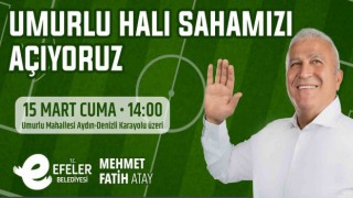 Umurlu Halı Sahası hizmete açılıyor