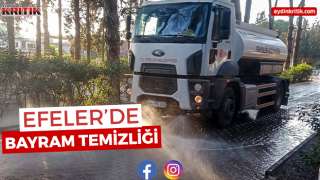 Efeler'de bayram temizliği