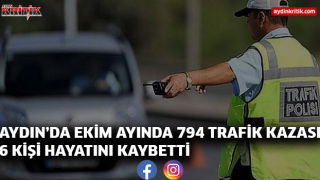 Aydın’da Ekim Ayında 794 Trafik Kazası: 6 Kişi Hayatını Kaybetti