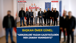 Başkan Ömer Günel: “Gerçekleri yazan gazetecilerin her zaman yanındayız”