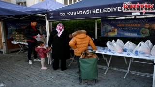Kuşadası Belediyesi’nin Beslenme Çantası Desteğine Velilerden Tam Not