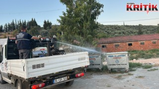 Didim Belediyesi Sivrisinek ve Haşereye Karşı İlaçlama Çalışmalarını Aralıksız Sürdürüyor