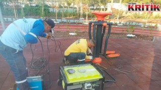 Didim’de Park ve Spor Alanlarına Bakım