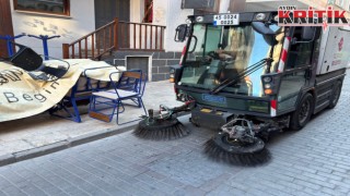 Esnaf Kepenk Açmadan Efeler Belediyesi Ekipleri Sahada