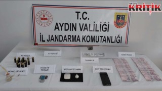 Kuşadası’nda uyuşturucu operasyonu: Silah ve metamfetamin ele geçirildi