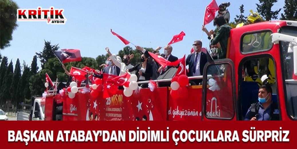 Başkan Atabay'dan Didimli çocuklara süpriz