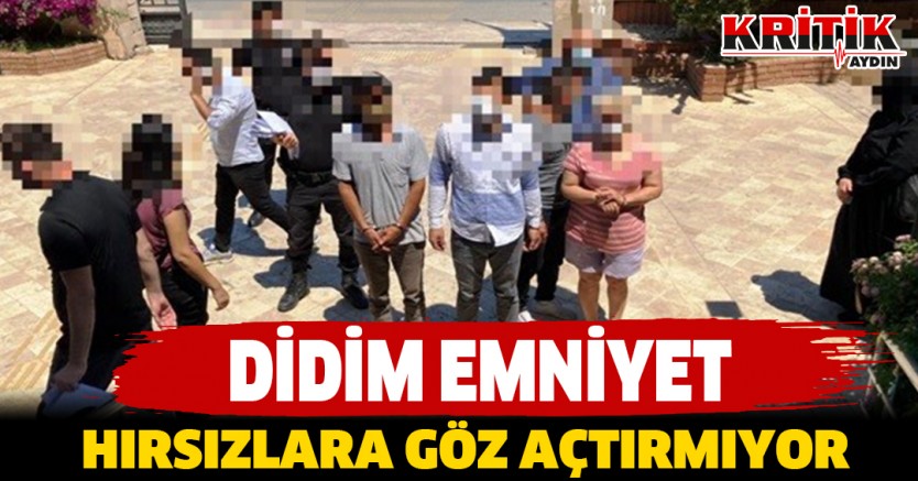 Didim Emniyet Hırsızlara Göz Açtırmıyor