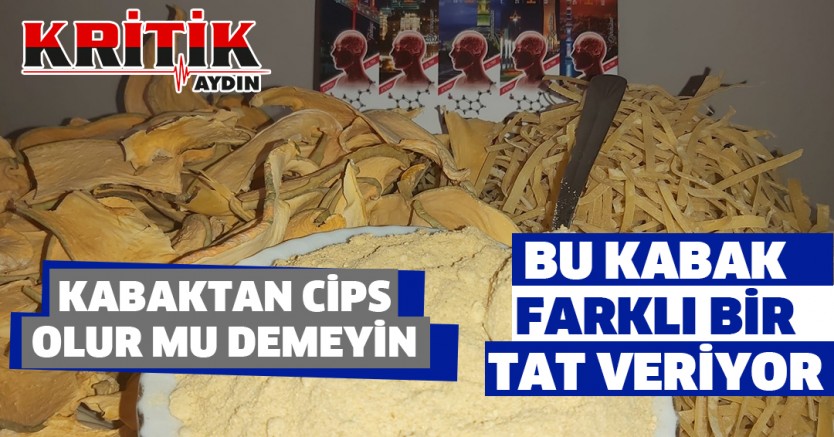 Kabaktan Cips Olur mu Demeyin, Bu Kabak Farklı Bir Tat Veriyor