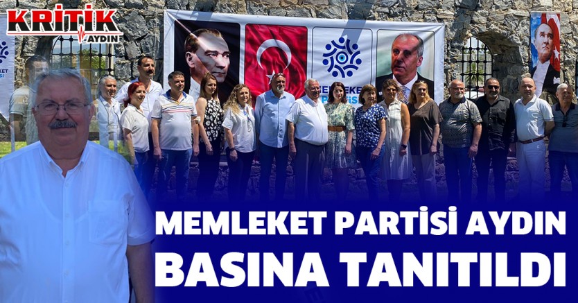 MEMLEKET PARTİSİ AYDIN BASINA TANITILDI